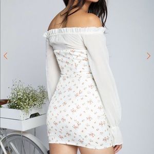 Cute long sleeve mini dress